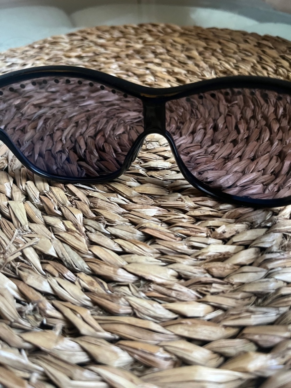 Vintage Cristian Dior 2438 Black Women's Sunglasses with Rhinestone Trim - Picture 11 of 16